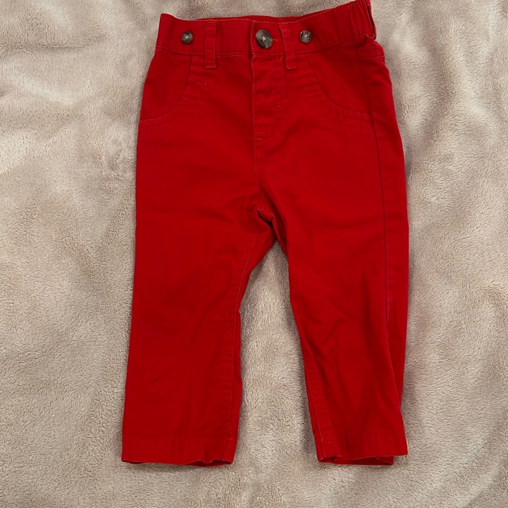 Cat & Jack Red pants 12 months